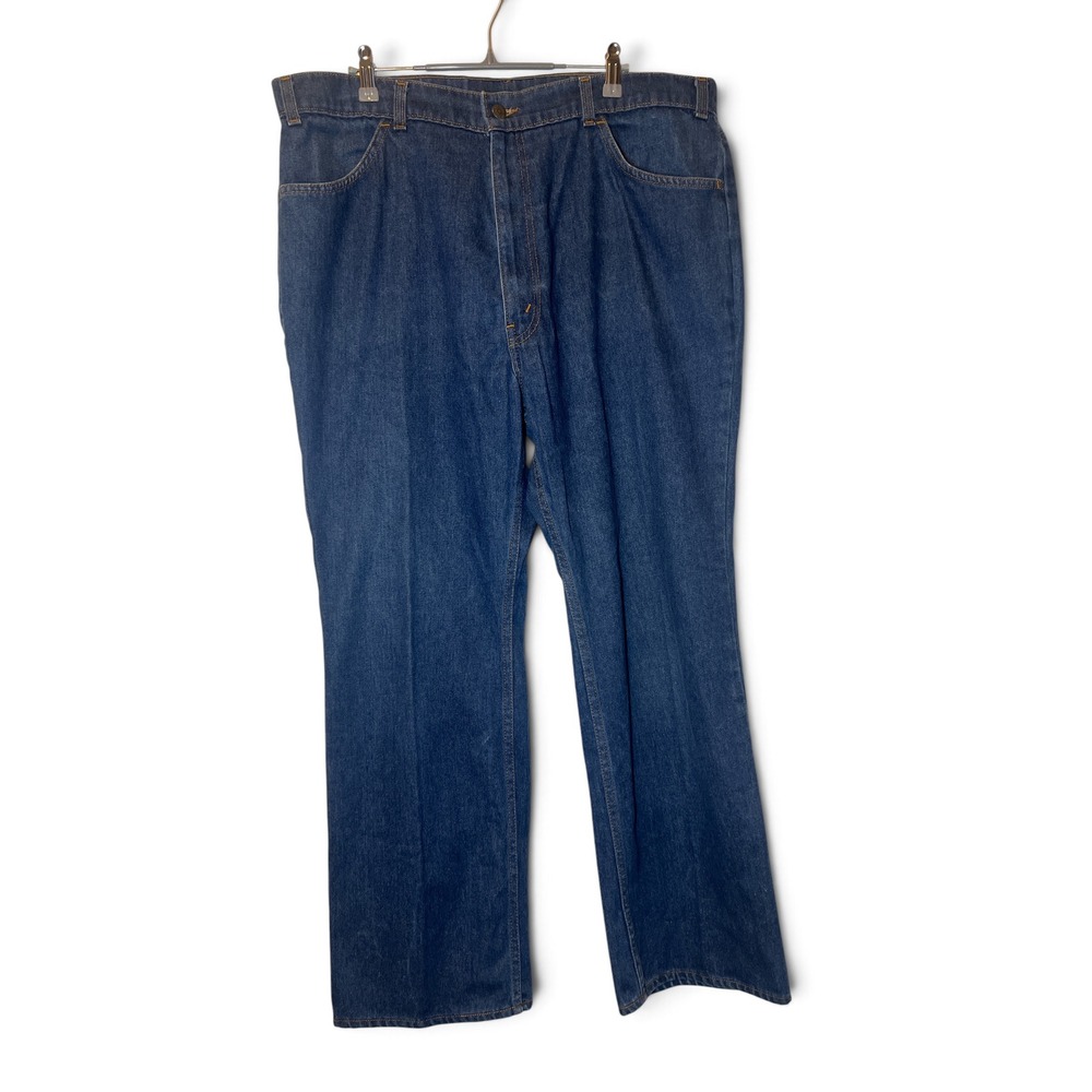 1984 Levi's 547 Orange Tab Jeans 39x28 Inseam Skosh Talon USA Vintage